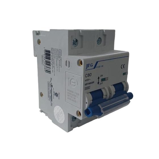 MINI DISJUNTOR 3P 6KA 80A TRIFASICO CURVA C JNG