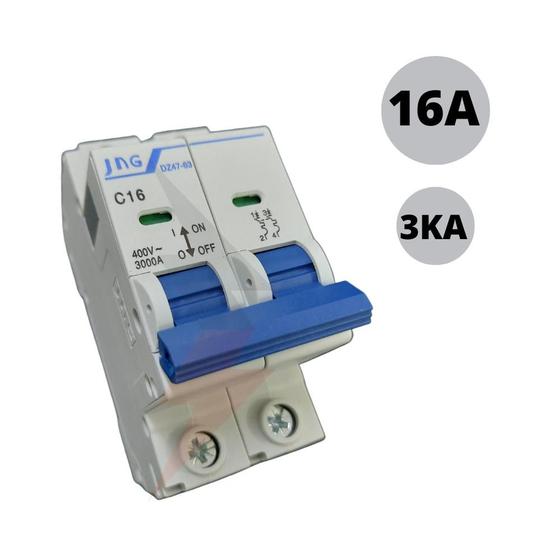 MINI DISJUNTOR 1P 3KA 16A MONOFASICO CURVA C JNG