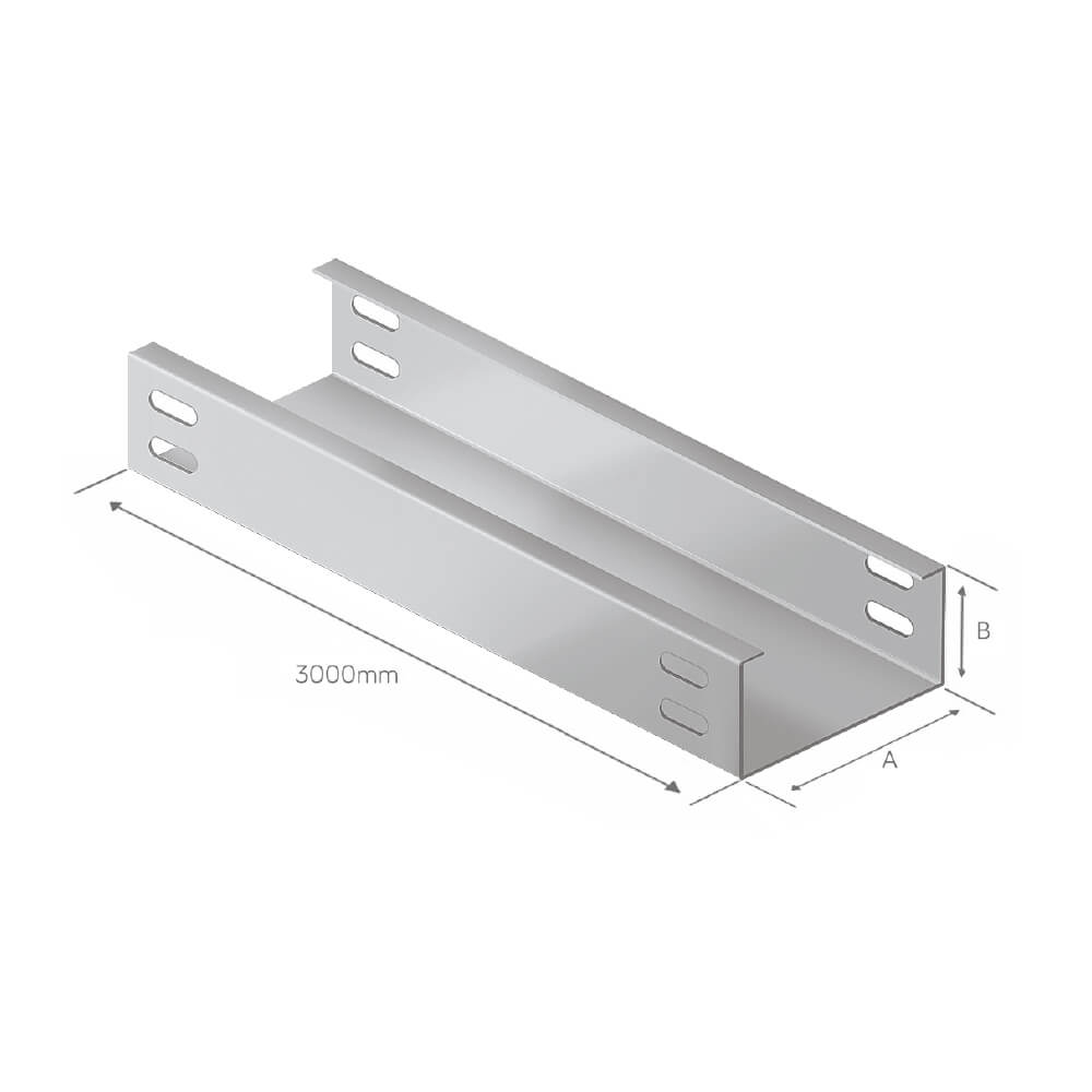 ELETROCALHA PERF. 150X50X3000 C/ VIROLA PZ
