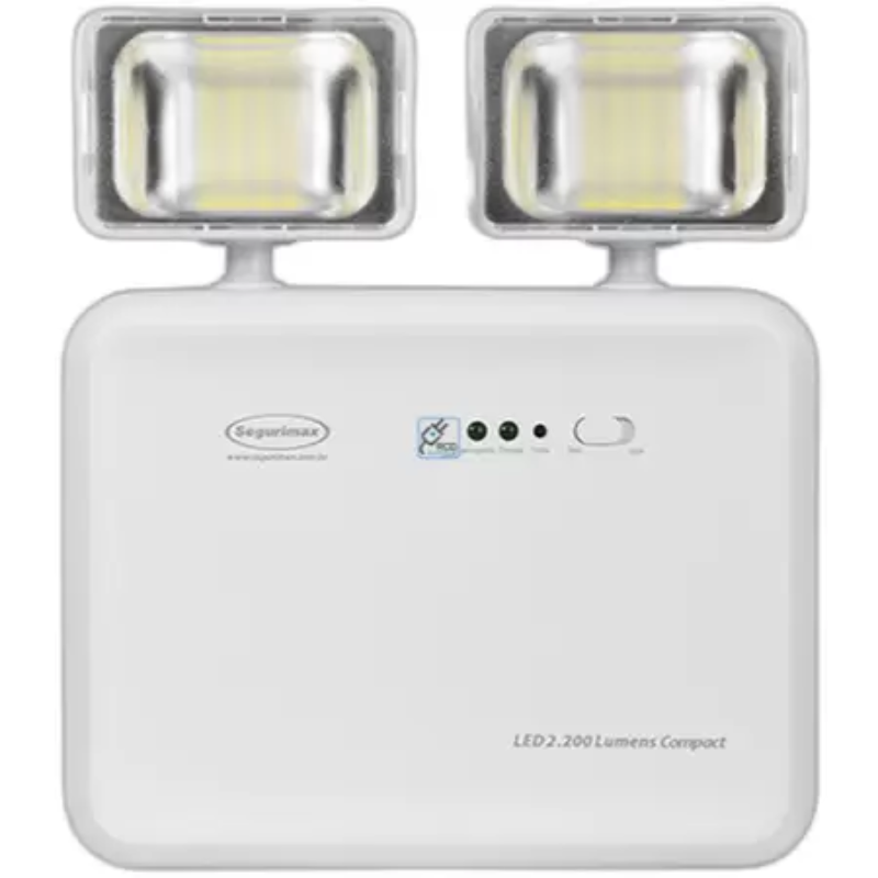 LUMINARIA EMERGENCIA LED 2 FAROL 2200LM BLUMENAU