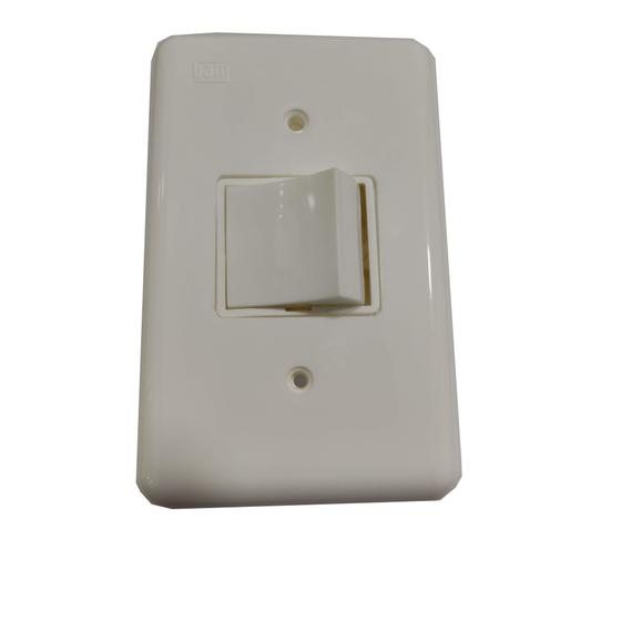 INTERRUPTOR SIMPLES 10A KLIN BRANCO S/ PLACA WEG