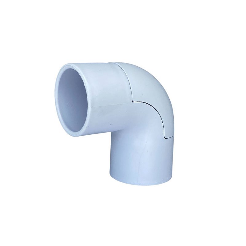 Joelho PVC c/ Janela 1" - Branco